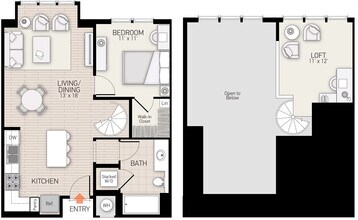 River View III - Plan J 523 floor plan